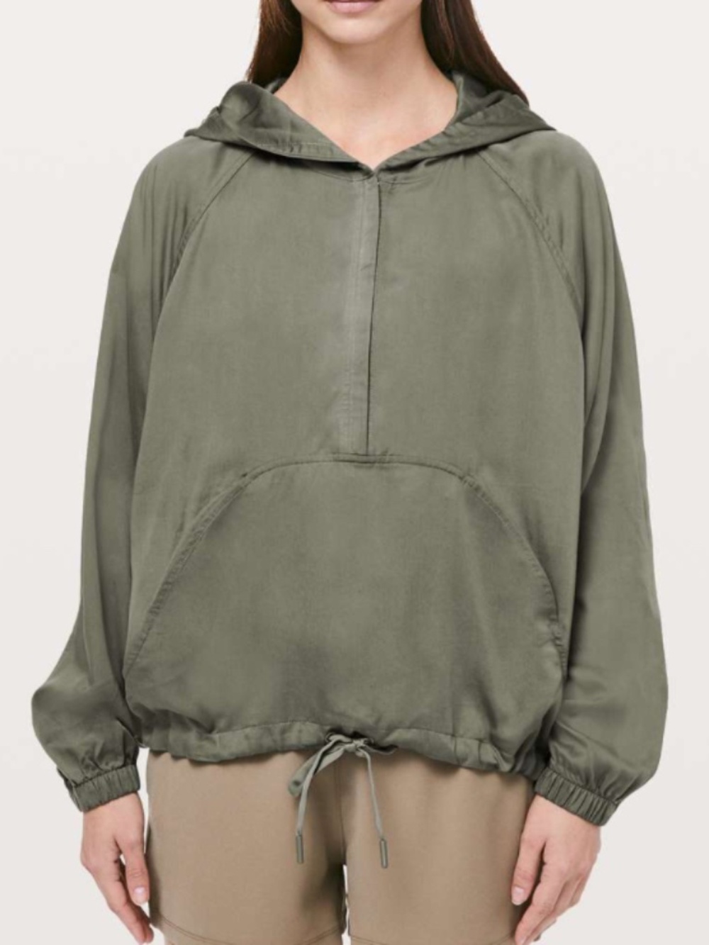 Lululemon City Stroll Hoodie sage grey pullover Tencel 2 yoga hiking outdoor